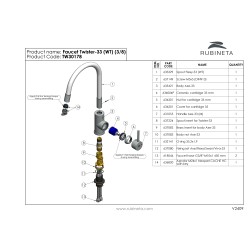 Drezová batéria TWISTER-33 Biela