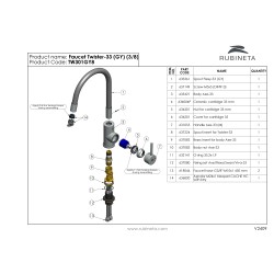 Drezová batéria TWISTER-33 Sivá