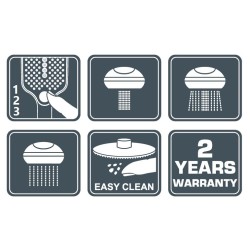 Sprchová ružica SALERMO