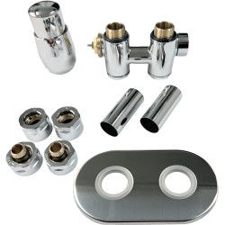 THERMCOMBI-SET, středový ventil s připojením pro elektrickou tyč