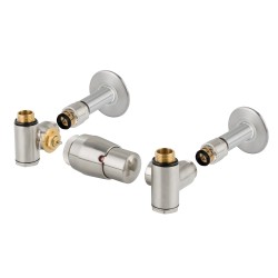 Připojovací ventil INTER-SET (Z8) kompletní sada pro radiátory, s termostatickou hlavicí