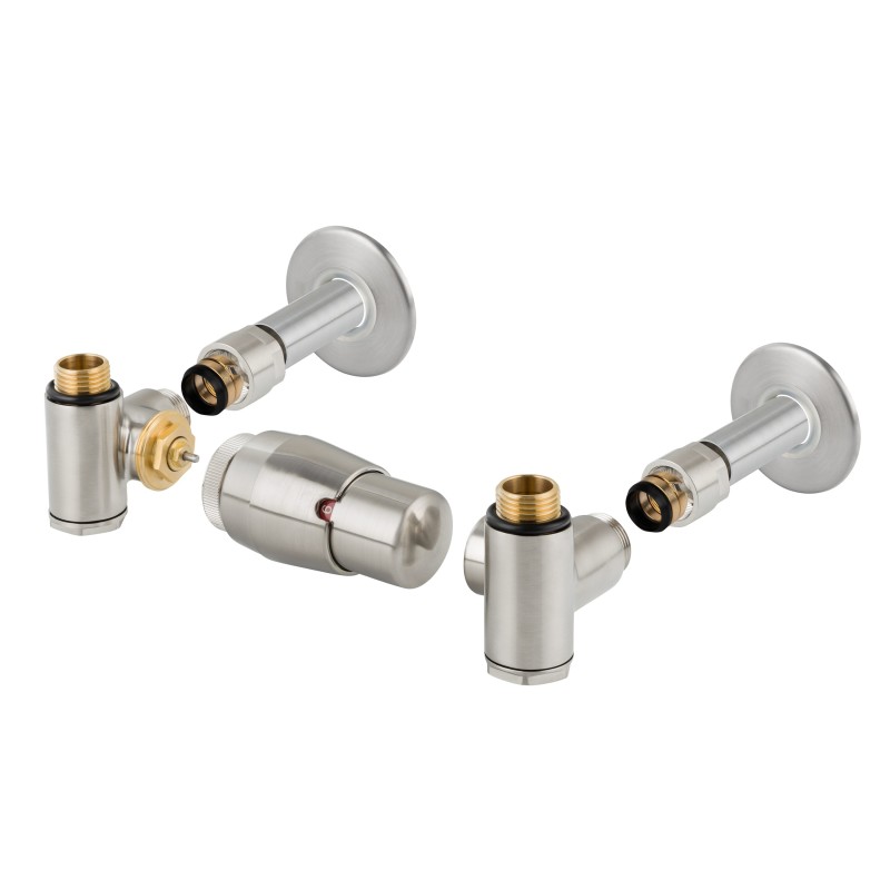 Připojovací ventil INTER-SET (Z8) kompletní sada pro radiátory, s termostatickou hlavicí