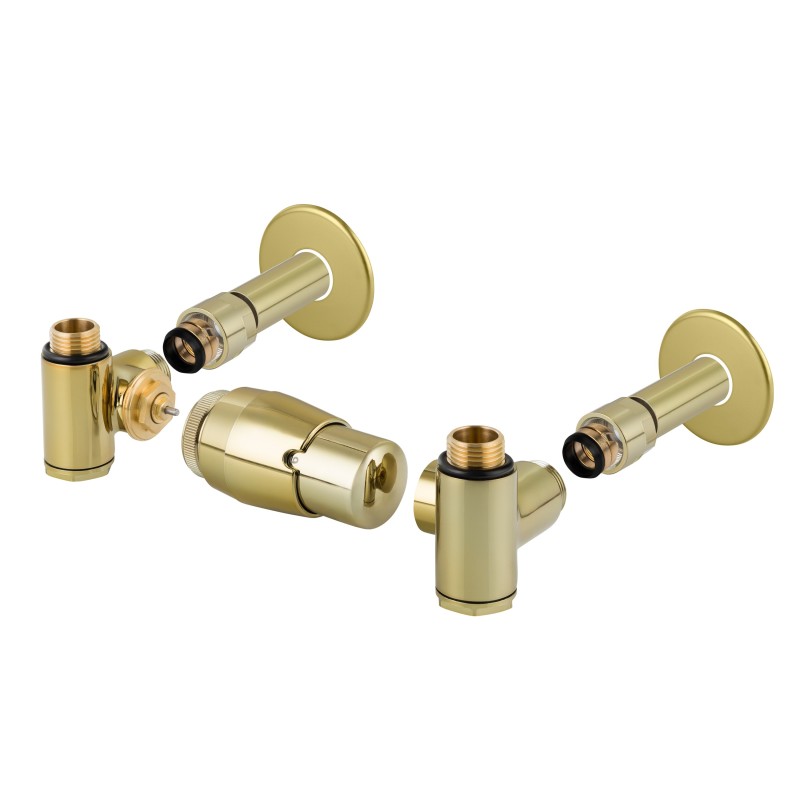 Připojovací ventil INTER-SET (Z8) kompletní sada pro radiátory, s termostatickou hlavicí