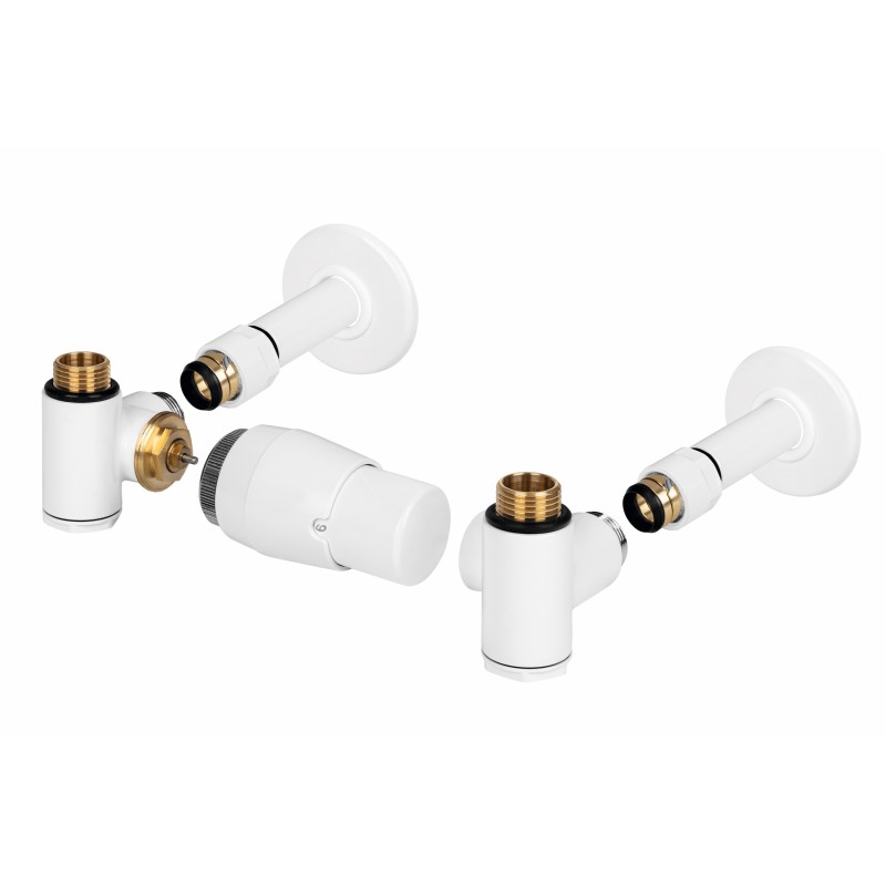 Připojovací ventil INTER-SET (Z8) kompletní sada pro radiátory, s termostatickou hlavicí