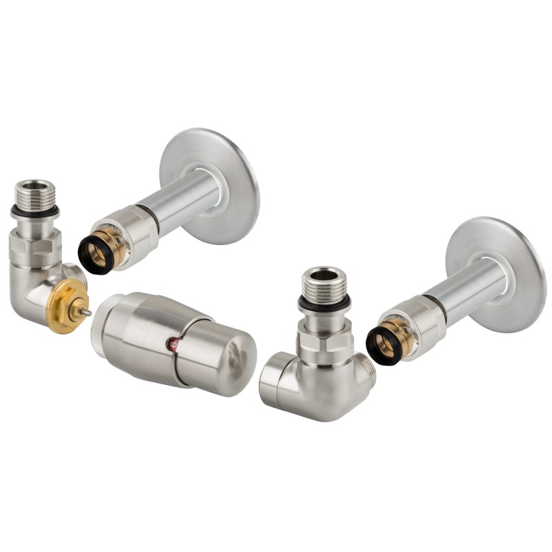 Připojovací ventil Z2 kompletní sada pro radiátory, s termostatickou hlavicí