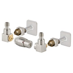 Připojovací ventil CUBE-SET (Z2) kompletní sada pro radiátory, s termostatickou hlavicí