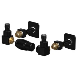 Připojovací ventil CUBE-SET (Z2) kompletní sada pro radiátory, s termostatickou hlavicí