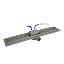 Odtokový žlab STANDARDline 2v1 (vložení dlažby)