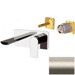 Podomítková umyvadlová baterie ARNO 15KB07 - nikl matný