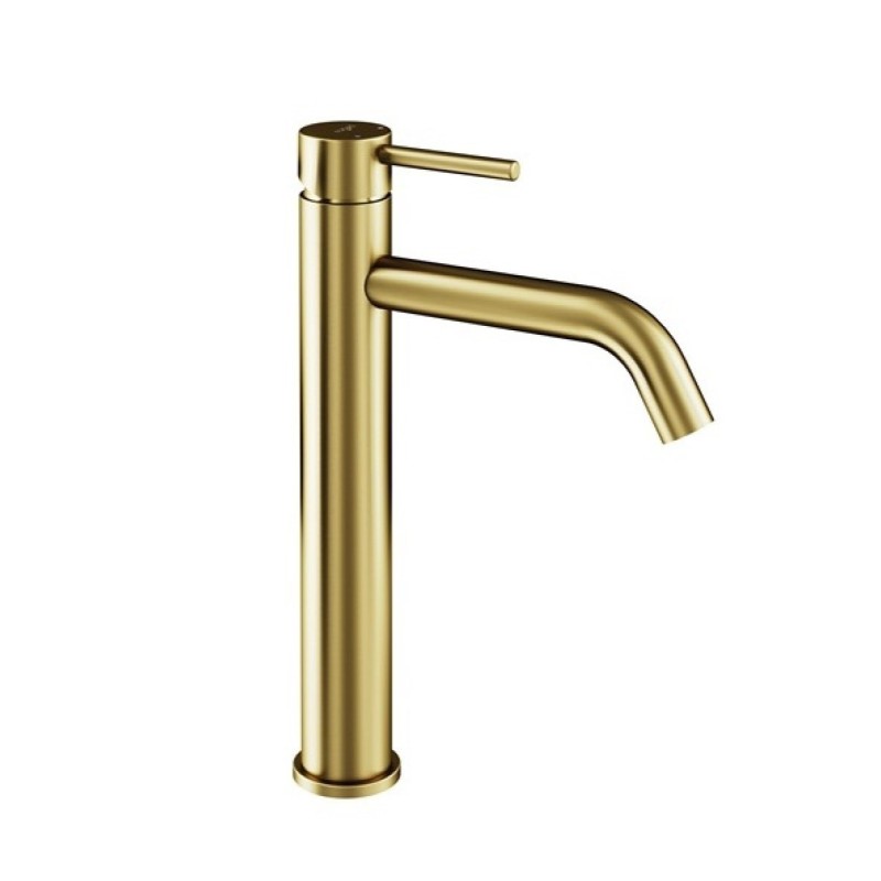 Vysoká stojanková umývadlová batéria VEO I zlatá brúsená farba