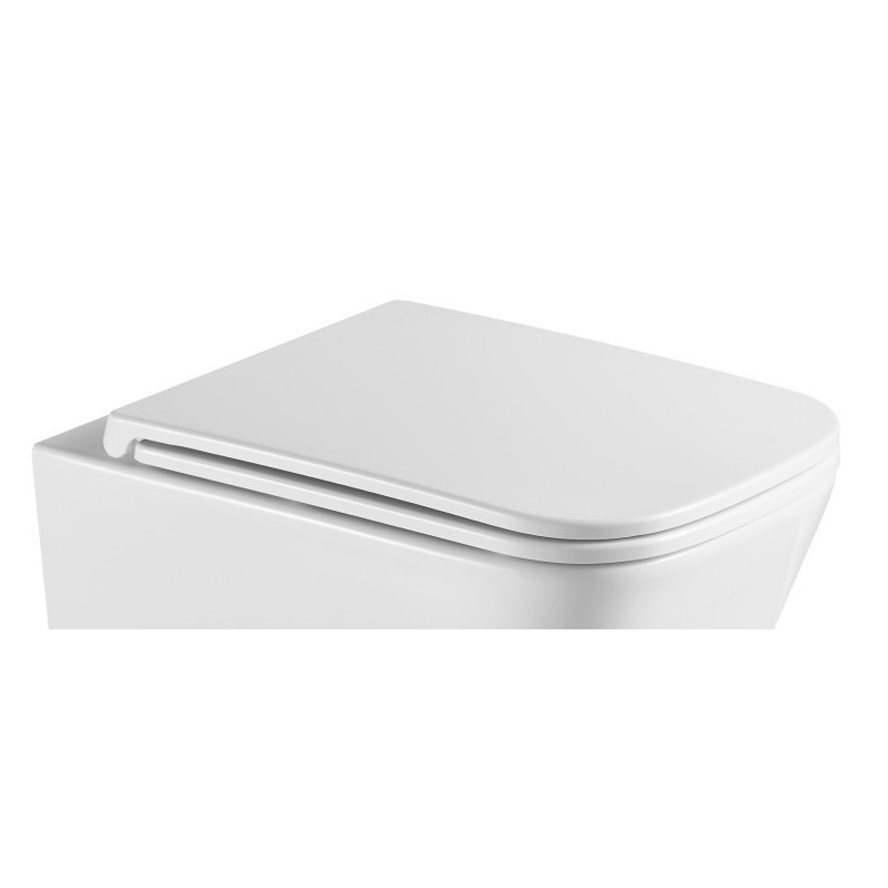 WC doska ORLO FLAT soft-close hranatá