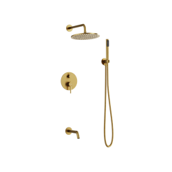 Podomietkový sprchový set VEO zlatá brúsená