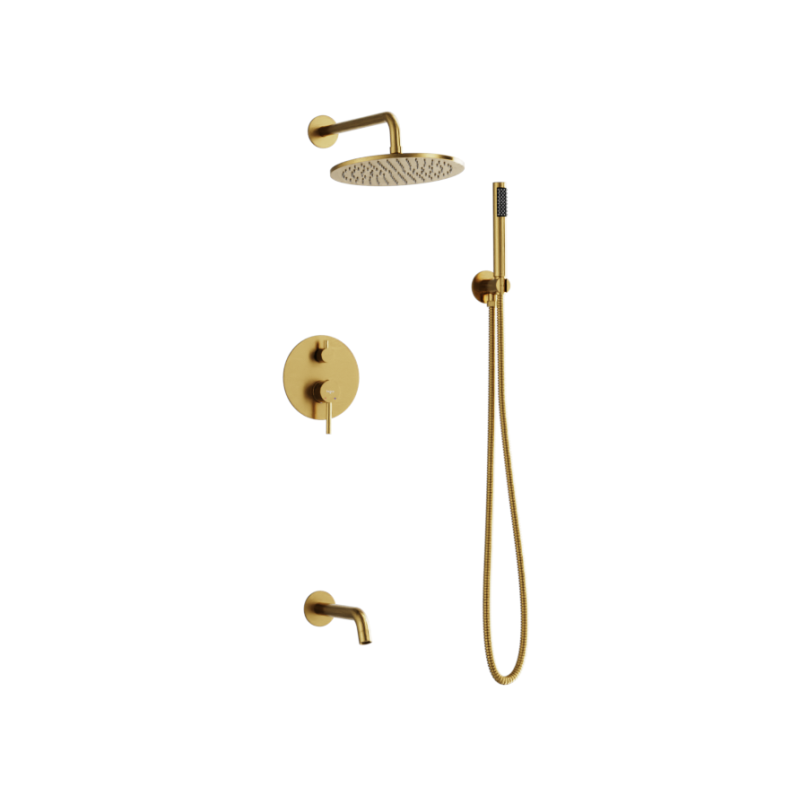 Podomietkový sprchový set VEO zlatá brúsená