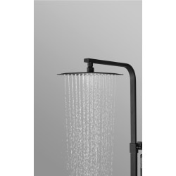 Sprchová nástenná sada s termostatickou batériou PONTOS 250 BLACK