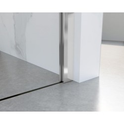 Walk-in bezdvéřový a bezbariérový sprchový kout LAGOS CHROM NEW 200 cm