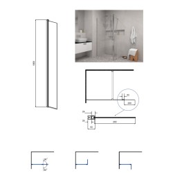 Bočný otočný panel ECO-N BLACK