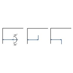 Bočný otočný panel LAGOS GOLD NEW