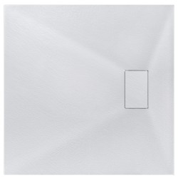 Štvorcová sprchová vanička VEXO - biela