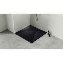 Čtvercová sprchová vanička VEXO - černá