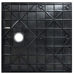 Čtvercová sprchová vanička VEXO - černá
