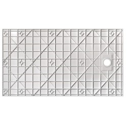 Obdĺžniková sprchová vanička VEXO - biela