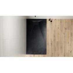 Obdĺžniková sprchová vanička VEXO - čierna