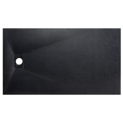 Obdĺžniková sprchová vanička VEXO - čierna