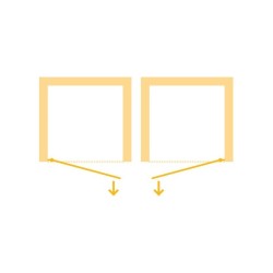 Bezrámové sprchové dveře SINCO BLACK