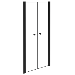 Bezrámové sprchové dvere SINCO DUE BLACK