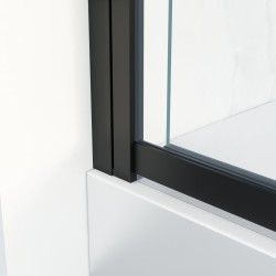 Vaňová zástena EASY SLIDE BLACK NEW