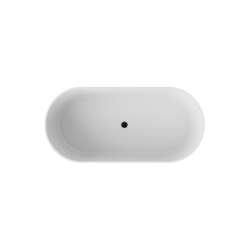 Volně stojící vana LOVA bílá lesklá