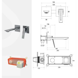 Podomietková umývadlová batéria ASPIRA