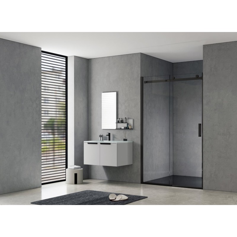 Sprchové dveře do niky HOPA BELVER BLACK NEW