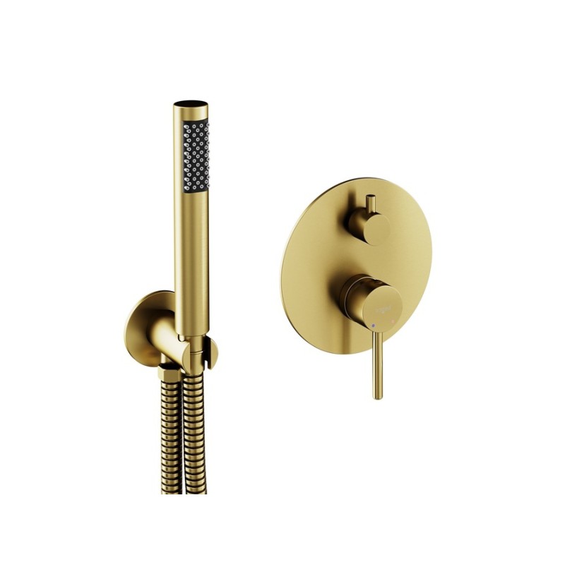 Podomítkový sprchový/vanový set VEO II zlatá broušená