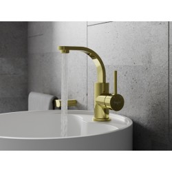 Stojánková umyvadlová baterie DECCO II Zlatá lesklá