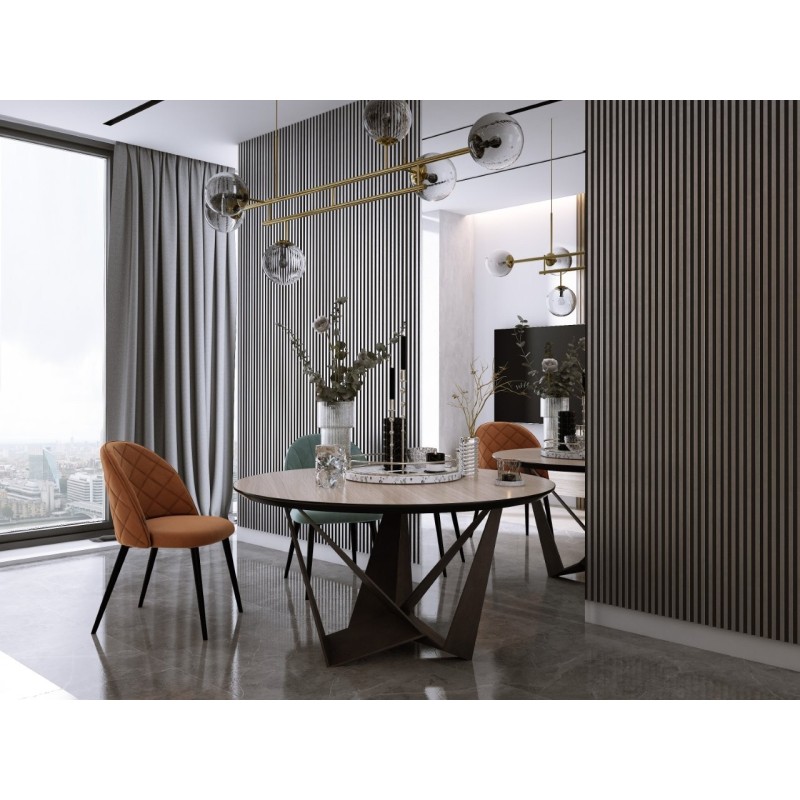 Lamelový nástenný obklad vnútorné SÉRIA A - Strieborná farba