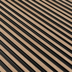 Lamelový nástenný obklad vnútorné SÉRIA A, ukončovací profil - Dub zlatý