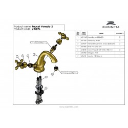Umyvadlová baterie VENEZIA V-2