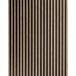 Lamelový nástenný obklad vnútorné SÉRIA A, ukončovací profil - Dub zlatý