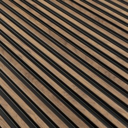 Lamelový nástěnný obklad vnitřní SÉRIE A, ukončovací profil - Dub řemeslný