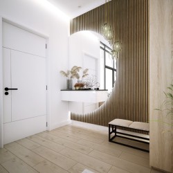 Lamelový nástenný obklad vnútorné SÉRIA A/O, ukončovací profil - Dub remeselný