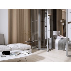 Lamelový nástěnný obklad vnitřní SÉRIE M - Dub sonoma