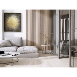 Lamelový nástěnný obklad vnitřní SÉRIE M - Dub sonoma