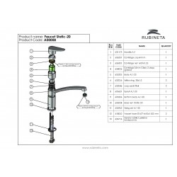 Dřezová baterie STATIC-20