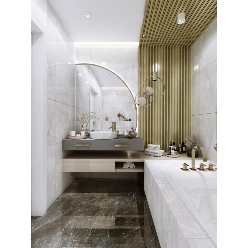 Lamelový nástěnný obklad vnitřní SÉRIE M - Zlatá barva