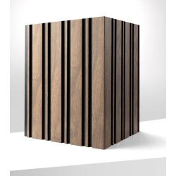 Lamelový nástěnný obklad vnitřní SÉRIE M - Ořech