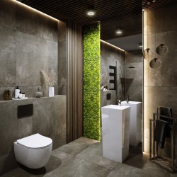 Lamelový nástěnný obklad vnitřní SÉRIE V - Ořech