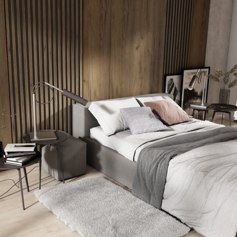 Lamelový nástěnný obklad vnitřní SÉRIE V - Ořech