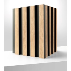 Lamelový nástěnný obklad vnitřní SÉRIE V - Dub zlatý