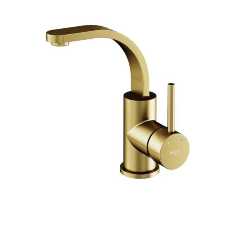 Stojánková umyvadlová baterie DECCO II Zlatá lesklá